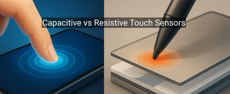 Capacitive vs. Resistive Touch Sensors, Applications & Differences