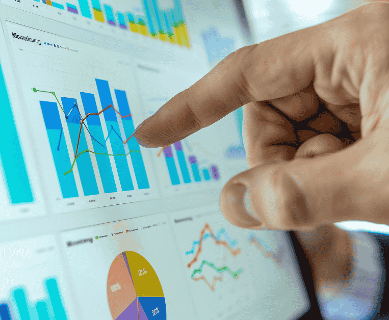 Google Analytics dashboard with machine learning insights
